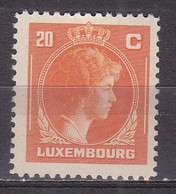 Q3040 - LUXEMBOURG Yv N°336 ** - 1944 Charlotte Rechterzijde