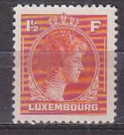 Q3051 - LUXEMBOURG Yv N°347 ** - 1944 Charlotte Right-hand Side