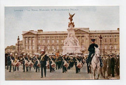 - CPA LONDON (Angleterre) - THE ROYAL MARINES AT BUCKINGHAM PALACE (belle Animation) - CELESQUE SERIES - - Buckingham Palace