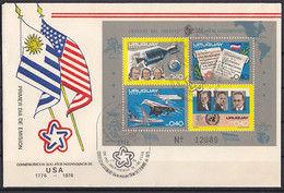 SPACE - Apollo - URUGUAY - FDC Cover - Collections