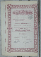 &5    1928 SOCIETE VERRERIE LORRAINE  +DIVISE 35000 ACTIONS - Industrial