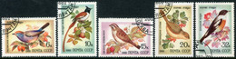 SOVIET UNION 1981 Song Birds Used  Michel 5103-04 - Used Stamps