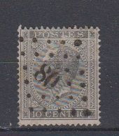 BELGIË - OBP - 1865/66 - Nr 17A  (PT 80 - (CHENEE) - (T/D 15) - Postmarks - Points