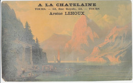 Calendrier 1883 - A La Chatelaine - Arsène LEHOUX - 53, Rue Royale TOURS - Grand Format : ...-1900