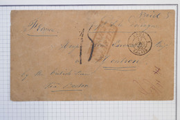 AZ20 OUTREMER COLONIES  BELLE LETTRE RARE 1850  POUR MONTRON  FRANCE  PAR BOSTON  +AFFR. INTERESSANT. - …-1845 Voorfilatelie