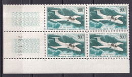 POSTE AERIENNE - YVERT N°35 BLOC De 4 COIN DATE 1959 ** MNH - COTE = 40 EUROS - - Poste Aérienne