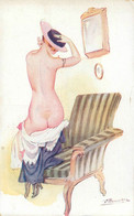 MEUNIER Suranne - ILLUSTRATEUR - FEMME NUE - EROISME - édit; L.E. N° 504- CARTE  TRES BON ETAT - Meunier, S.