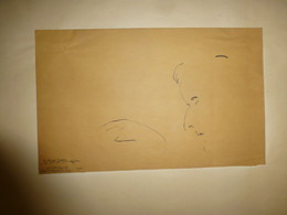 FLORDAVID Portrait Original De Jean-Louis BARRAULT, Hamlet, Théâtre Marigny 1950, RARE ; G 03 - Dessins