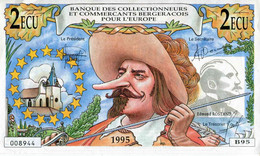 BILLET** De 1995 De 2 ECU "EMISSION DES COLLECTIONNEURS BERGERACOIS - Other & Unclassified