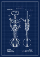 Patent Print 1915 Egg Beater 11x16". Great Decor For Kitchen - Unframed - Other & Unclassified