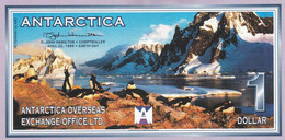 ANTARCTICA 1 DOLLARS 1999 UNC PRIVATE ISSUE "free Shipping Via Registered Air Mail" - Sonstige – Amerika