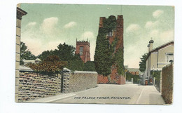 Devon Postcard The Palace Tower Paignton With Very Large Skeleton Ring Cancel Scarce Item Posted 1910 - Paignton
