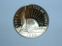 ESTADOS UNIDOS 1/2 Dolar  1986 S, Centenario Estatua De La Libertad, PROOF (10483) - Gedenkmünzen