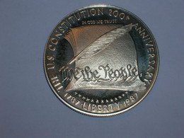 ESTADOS UNIDOS 1 Dolar  1987 S, Bicentenario Constitución, PROOF (10485) - Gedenkmünzen