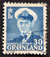 Greenland 1950 Frederik LX  MiNr.33( Lot E 2389) - Usati