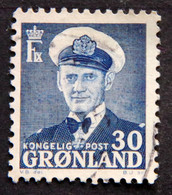 Greenland 1950 Frederik LX  MiNr.33( Lot E 2402) - Usati