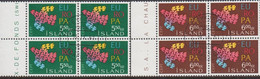 1961. ISLAND. EUROPA CEPT Complete Set In 4-blocks Cancelled First Day Of Issue.  (Michel 354-355) - JF523074 - Gebraucht