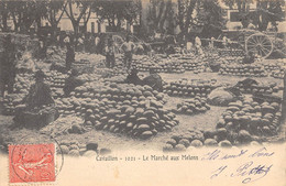 CPA 84 CAVAILLON LE MARCHE AUX MELONS - Cavaillon