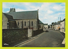 50 CREANCES Vers Blainville Sur Mer L'Eglise Et Le Bourg Coiffeur Café Bar Renault 4L Citroën GS Simca 1000 - Blainville Sur Mer