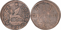 Allemagne - Ville De Rostock - 1776 ? - 1 Pfennig - 06-146 - Taler & Doppeltaler