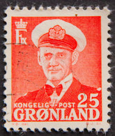 Greenland 1950  King Frederik IX MiNr 32 (O) ( Lot E 2417) - Usati