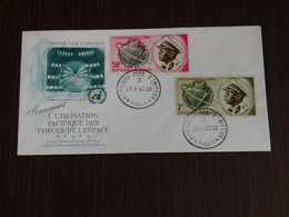 Burundi 1963 Space FDC VF - Brieven En Documenten