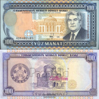 Turkmenistan Pick-number: 6b Uncirculated 1995 100 Manat - Turkmenistan