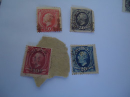 SWEDEN  USED    STAMPS   1872--1910  KINGS  WITH  POSTMARK 1 - Other & Unclassified