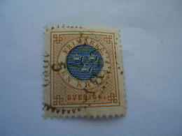 SWEDEN  USED   STAMPS  1872  1 KR    WITH  POSTMARK - Other & Unclassified