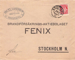 NORWAY - LETTER 1898 KRISTIANIA > STOCKHOLM /  Q - Cartas & Documentos