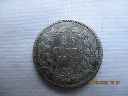 Netherlands: 25 Cents 1897 - 25 Cent