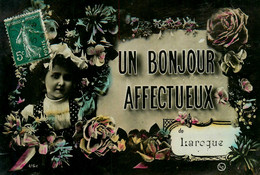 Laroque Timbaut * Carte Photo * Souvenit Du Village , Un Bonjour Affectueux ! * Timbault - Laroque Timbault