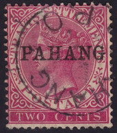 PAHANG 1890 Overprint On Straits 2c Sc#6 - USED @P1145 - Pahang