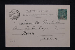 SOUDAN - Affranchissement Groupe De Kayés Sur Carte Postale En 1903 Pour La France - L 127112 - Storia Postale