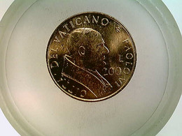 Münze, 200 Lire, Vatican, Wohl 2001, Papst Johannes Paulus II. - Numismatiek