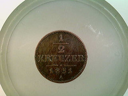 Münze, 1/2 Kreuzer, 1851 A, K.K. Österreichische Scheidemünze - Numismatiek