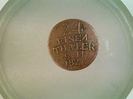 Münze, 1/24 Thaler, 1821, 24 Einen Thaler, S.M., Sachsen Weimar Eisenach 1821-1826 - Numismatics