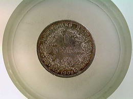 Münze, 1 Reichsmark, 1902 F, Gr. Adler - Numismatiek