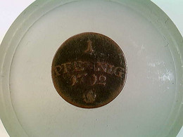 Münze, 1 Pfennig, 1792, Sachsen-Weimar-Eisenach, SWUE, Karl August I. - Numismatiek