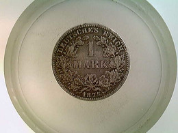 Münze, 1 Reichsmark, 1875 E, Kl. Adler - Numismatiek