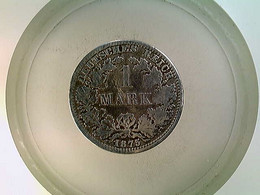 Münze, 1 Reichsmark, 1875 A, Kl. Adler - Numismatiek