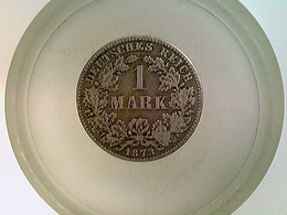 Münze, 1 Reichsmark, 1873 D, Kl. Adler - Numismatiek