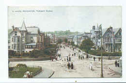 Devon Postcard  Paignton Torbay Road Celesque Series Unused But Written On. - Paignton