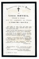 Faire Part De Décès Louis Réveil Feneu (49) Memento Mori - Devotieprenten