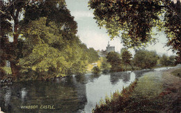 CPA - ENGLAND - LONDON - WINDSOR CASTLE FROM THE Thames - Tamise - Altri & Non Classificati