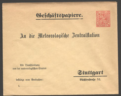 Selten Ungebraucht Meteorologische Zentralstation Dienstumschläge DUB27/03 - Postwaardestukken