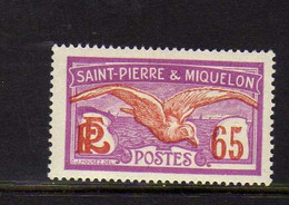 Saint-Pierre Et Miquelon (1923-28) -  Oiseau  -  Neufs* - MH - Unused Stamps