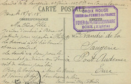 CARTE POSTALE ALGERIE Bone  Cachet " CROIX ROUGE Union Des Femmes De Françe " - Covers & Documents