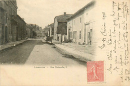 Lérouville * La Rue Nationale * Attelage - Lerouville