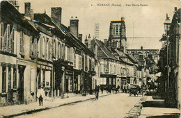 Sézanne * La Rue Notre Dame * Commerces Magasins - Sezanne